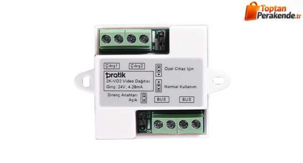Pratik Plus 2 Kanal Video Dağıtıcı 2K-VD2